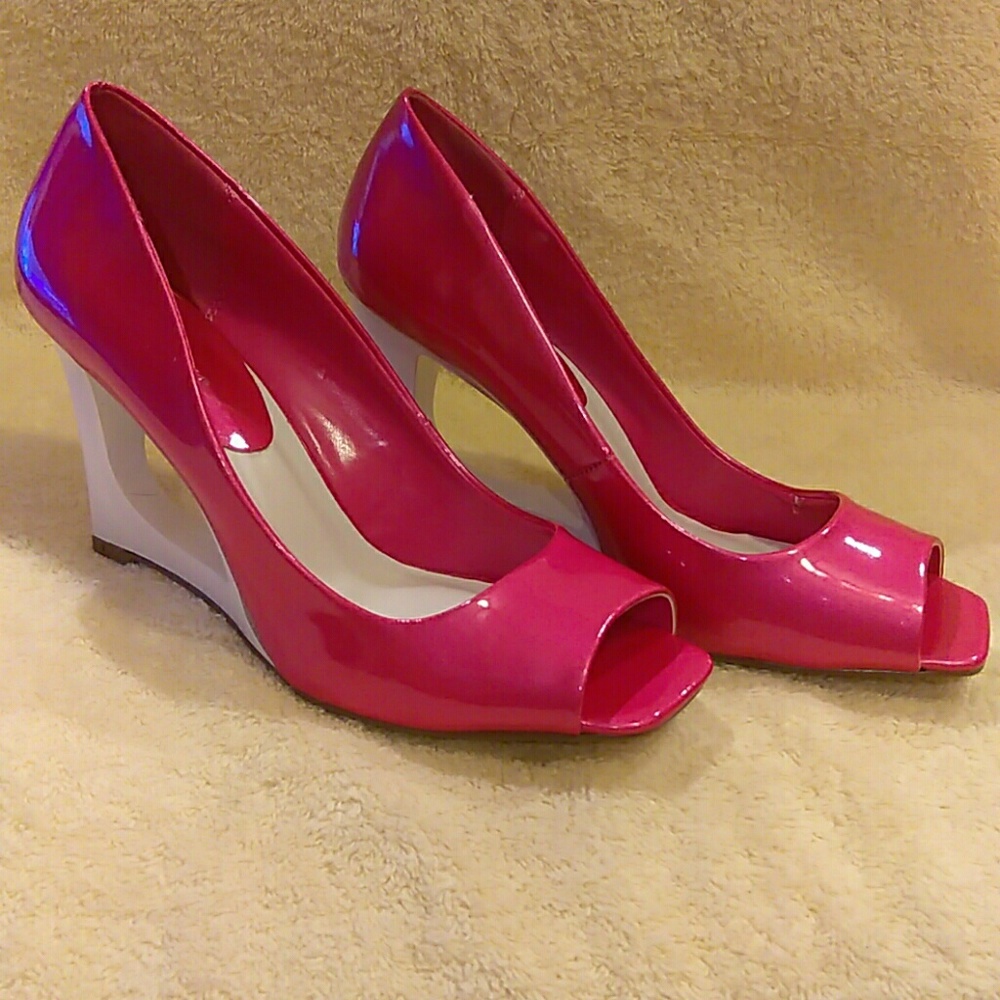 Pink shoes
